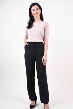 Pantaloni Dama Vila Pantsa Hw Black
